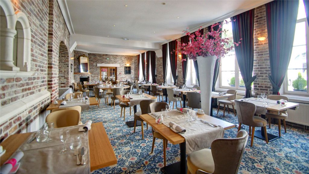 Dining at Hotel lâ€™Univers, Arras, Northern France