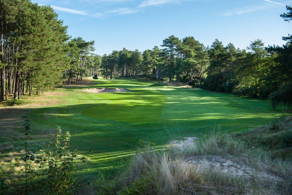 Shade and sun on Hardelot Les Dunes Golf Club, France