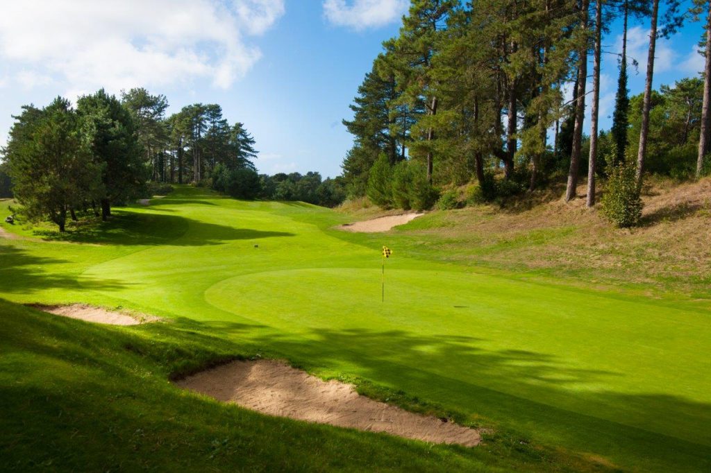On the Hardelot Les Dunes golf course, France