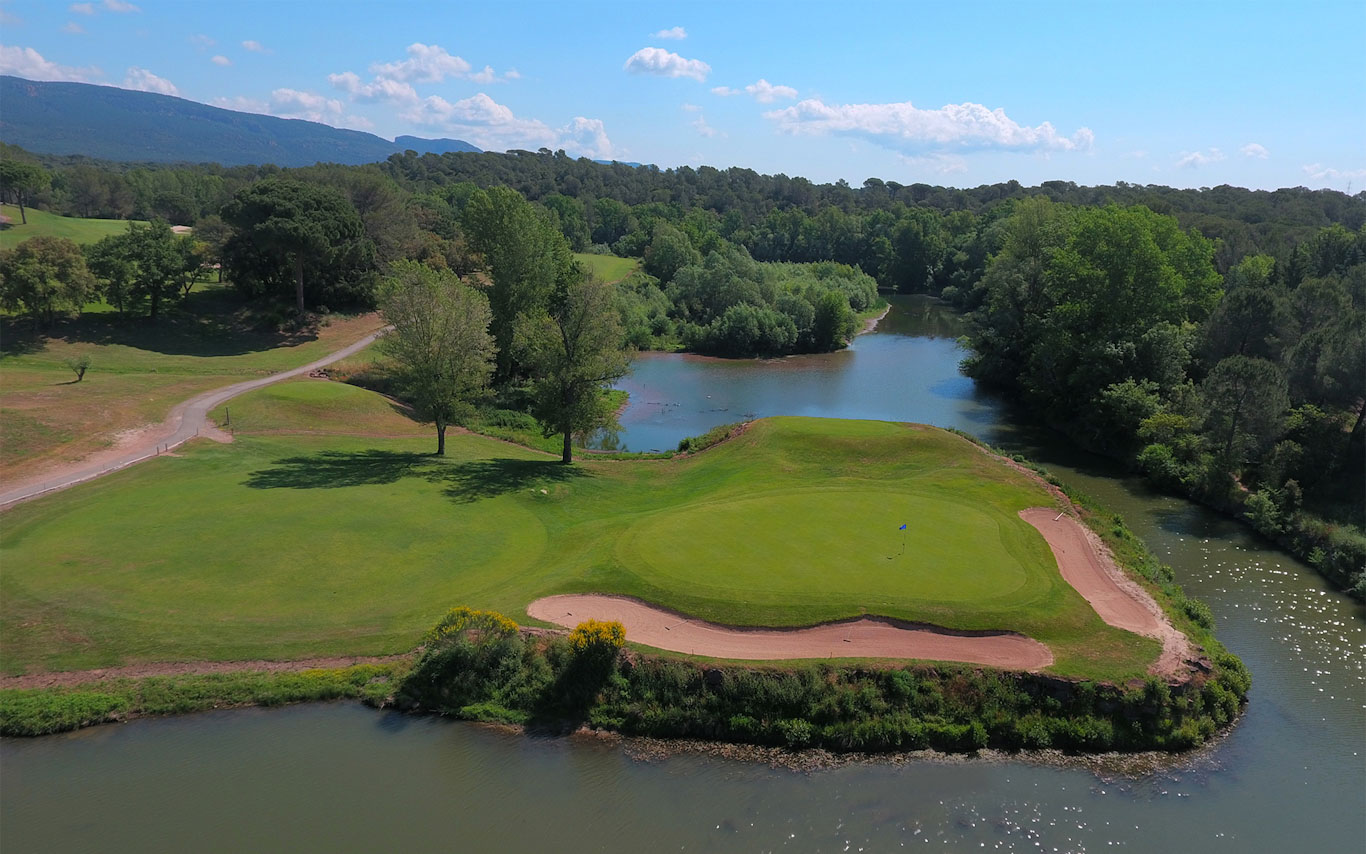Target golf at St Endreol Golf course, South of France