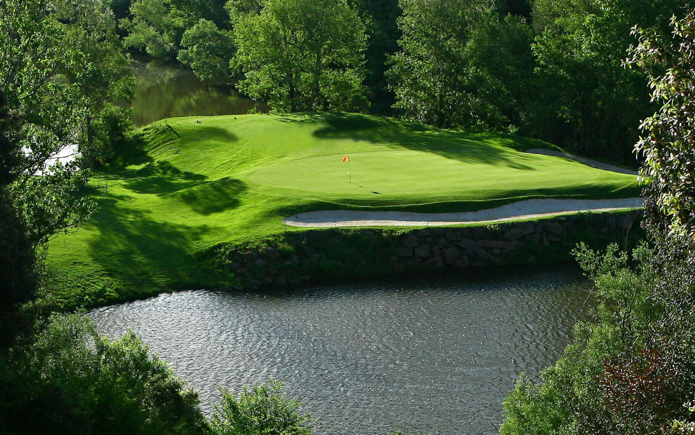 It's a tough challenge at St Endreol Golf course, South of France