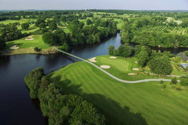Over the bridge on Saint Malo Golf Club, Brittany, France