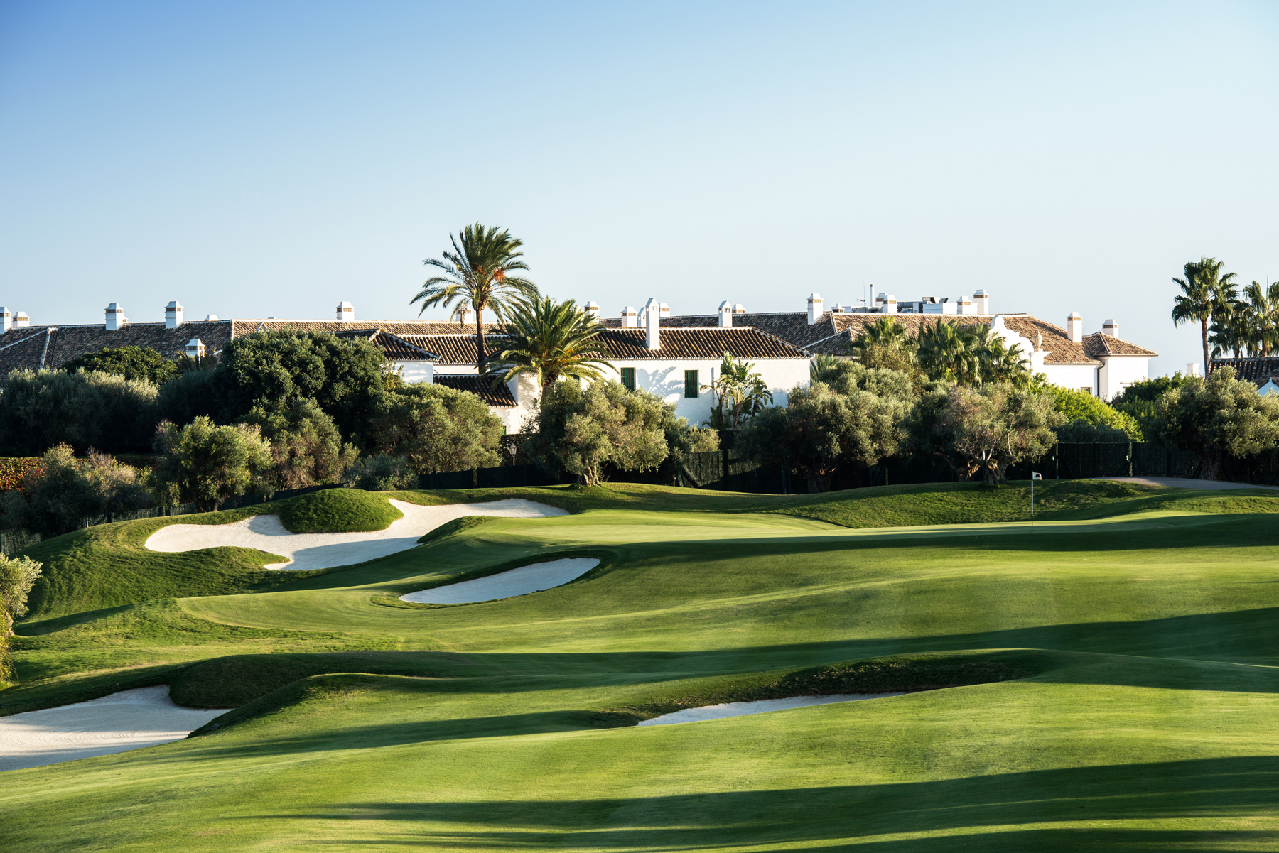 On the Finca Cortesin golf course, Costa del Sol, Spain