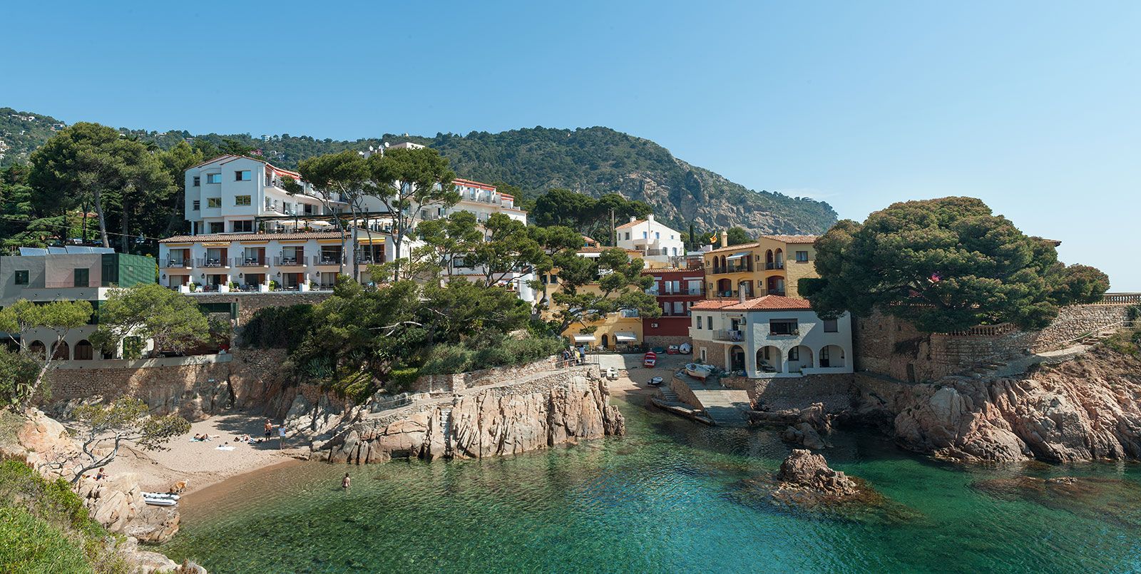 The cove at Aigua Blava hotel, Costa Brava, Spain