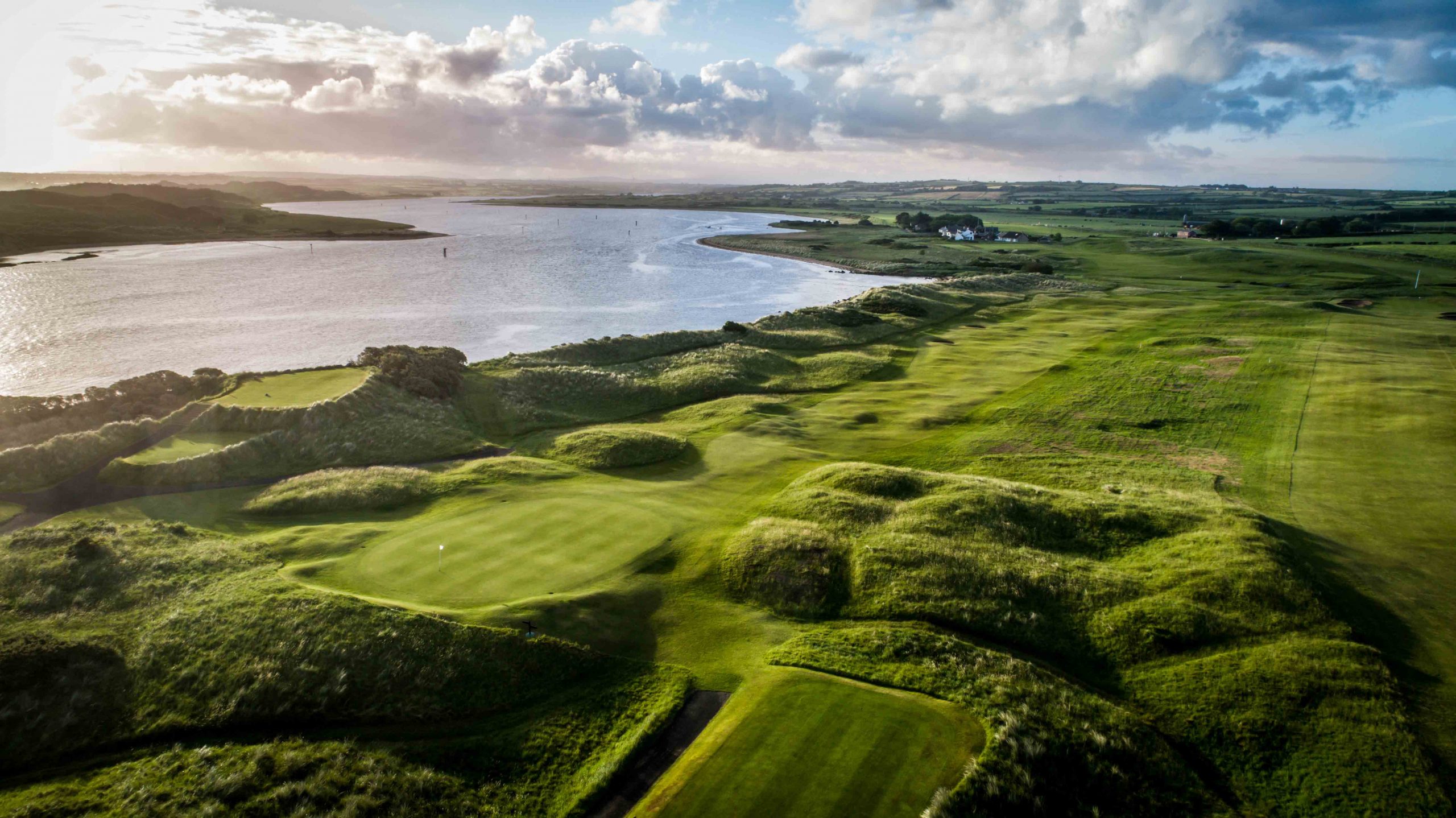 Down the fairway at Castlerock Golf Club, County Londonderry