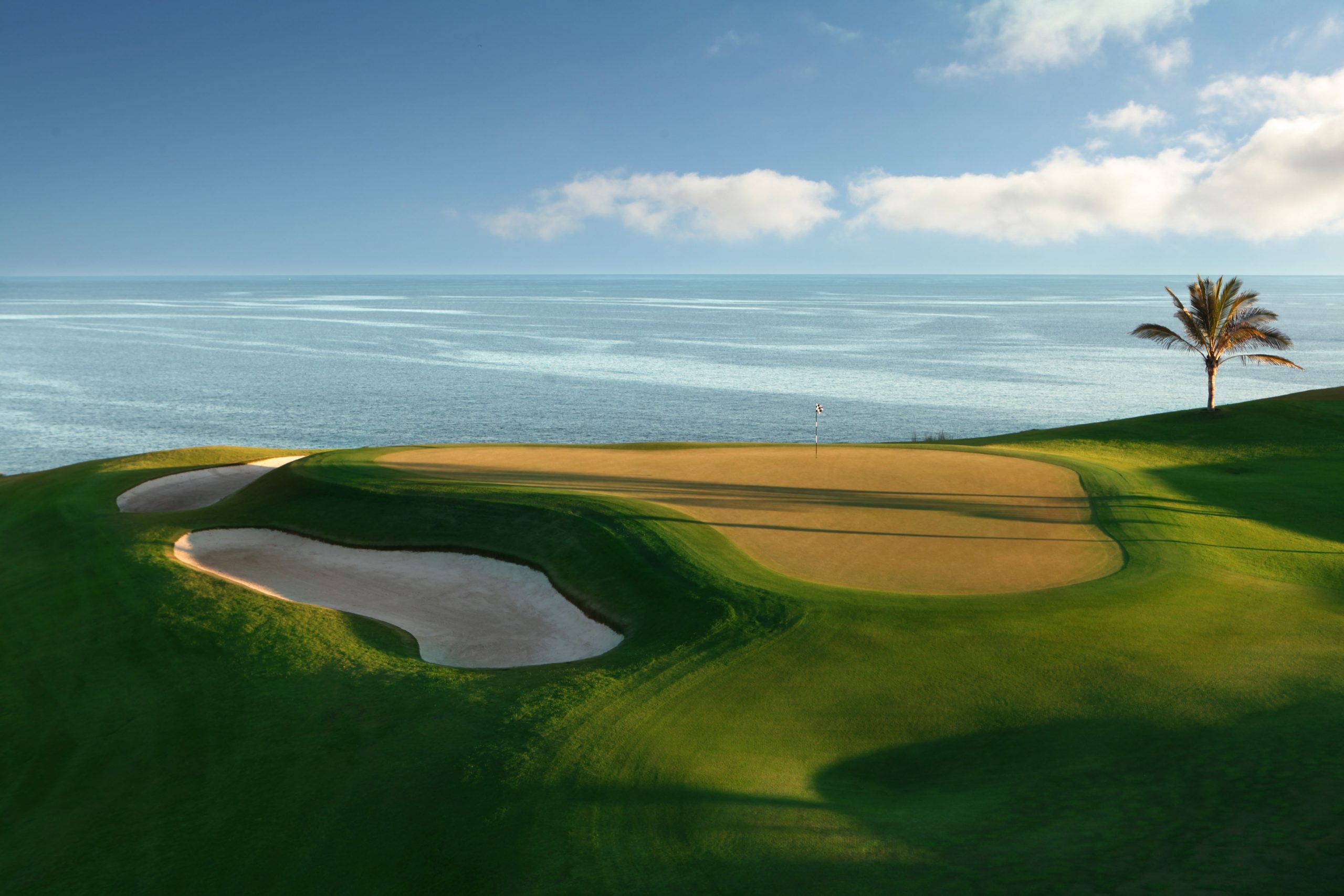 Sea horizon view at Meloneras Golf Club, Gran Canaria, Canary Islands