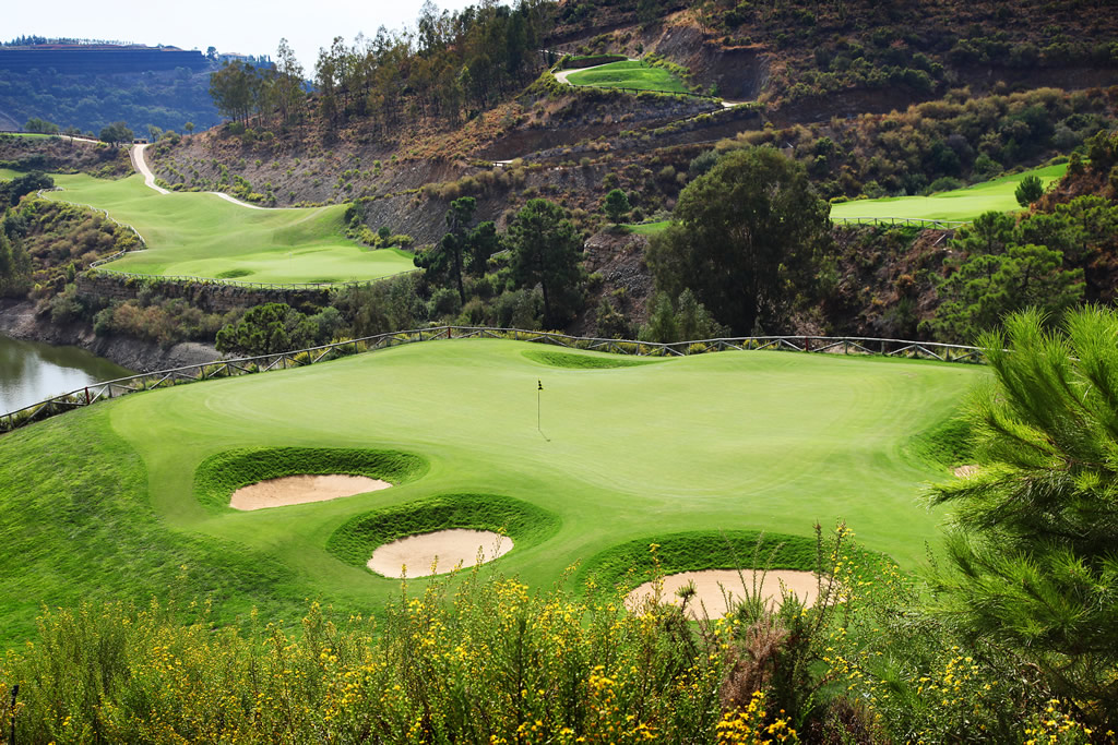 Up in the hills at La Zagaleta Golf Club, Benahavis, Costa del Sol, Spain
