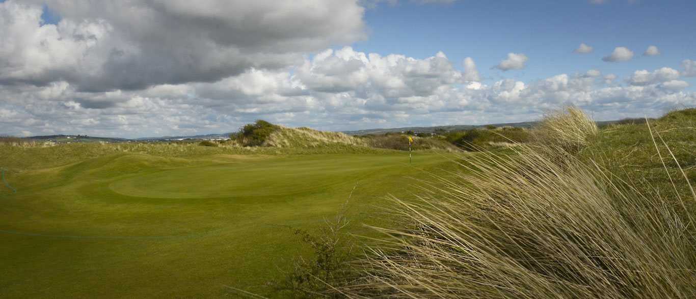 Heading to the green at Saunton Golf Club, Devon, United Kingdom