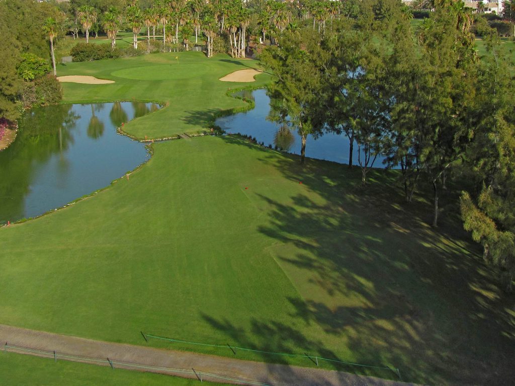 The 13th hole at Las Americas Golf Course, Tenerife