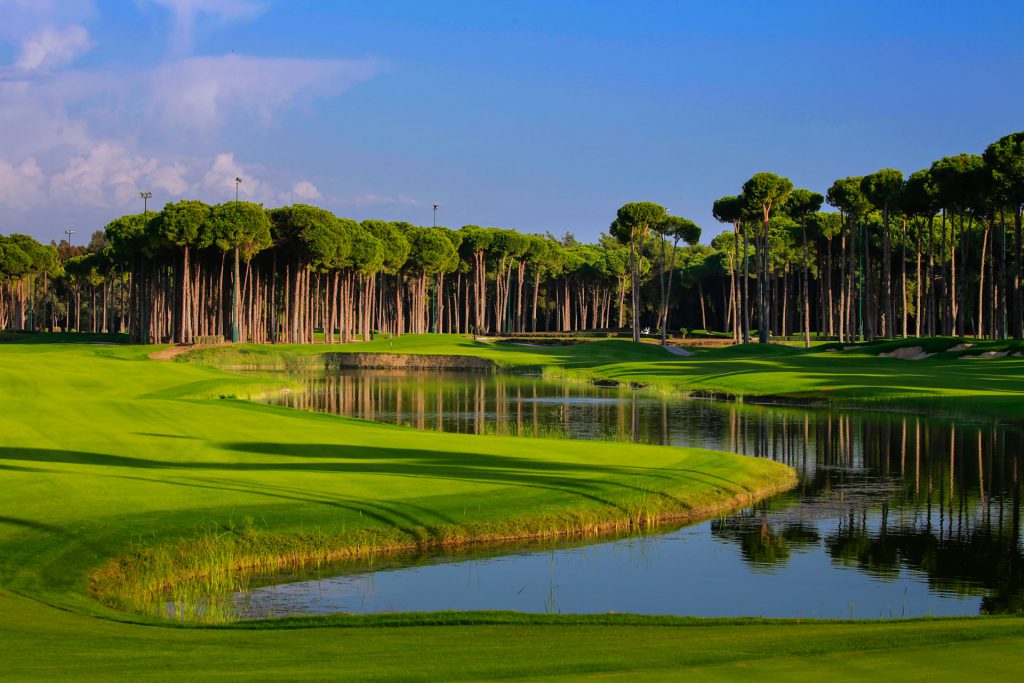 Mature setting for Regnum Carya Golf Course, Belek, Turkey. Golf Planet Holidays
