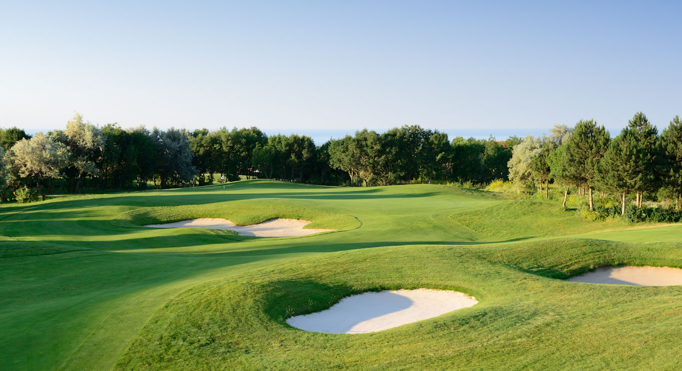 The 13th hole at the Lighthouse Golf course, Cape Kaliakra, Bulgaria