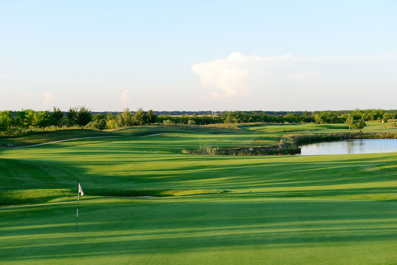 The fourth hole at Lighthouse Golf Course, Cape Kaliakra, Bulgaria
