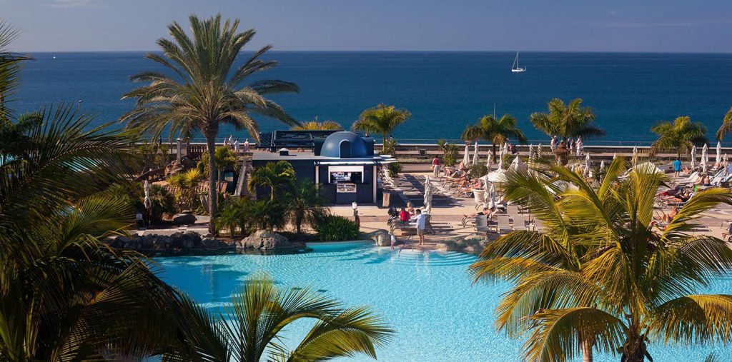 View out to sea from Gran Hotel Lopesan Villa Del Conde, Gran Canaria