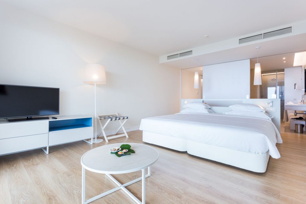 Double bedroom at Palmares Beach House Hotel, Lagos, Portugal