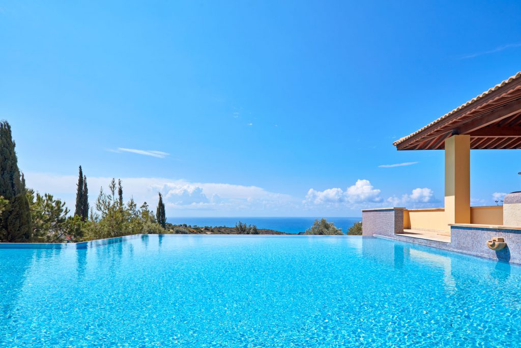 View out to sea from Aphrodite Hills Hotel by Atlantica, Paphos, Cyprus