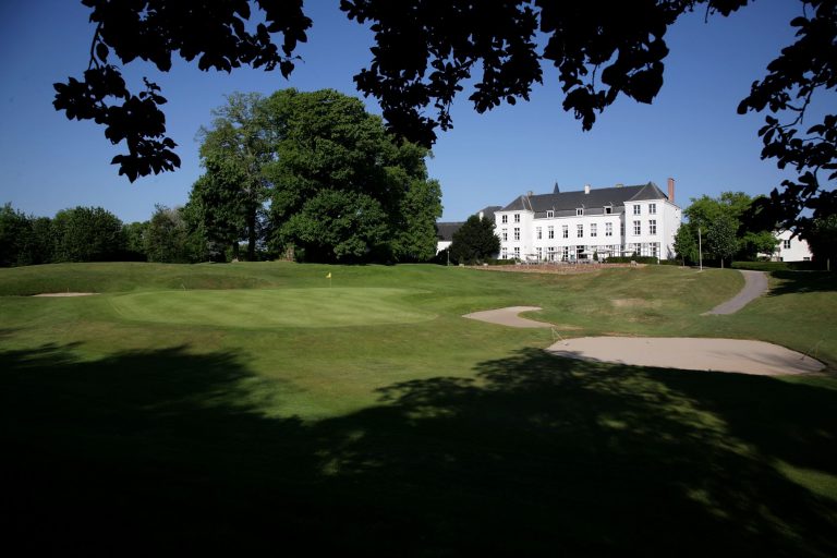 Elegant clubhouse at Golf Chateau de la Tournette, Waterloo, Belgium