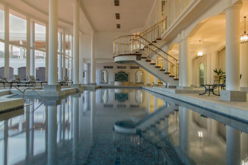 Spa pool at Fancourt Hotel, Southern Cape, South Africa. Golf Planet Holidays