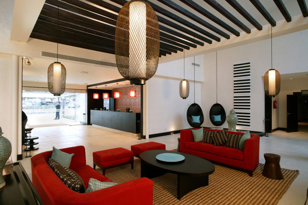 Reception at Hotel Encinar de Sotogrande, Costa del Sol, Spain