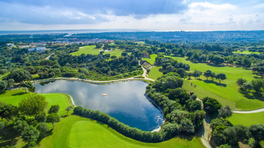 Aerial view of La Canada golf club, Costa del Sol