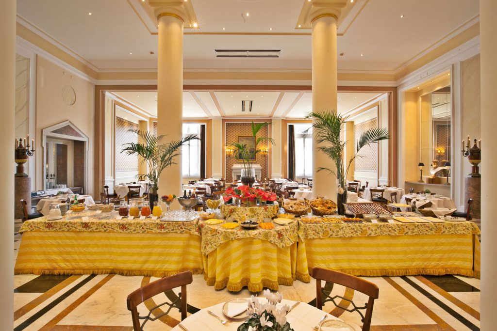 Breakfast at Hotel Palacio Estoril, near Lisbon, Portugal