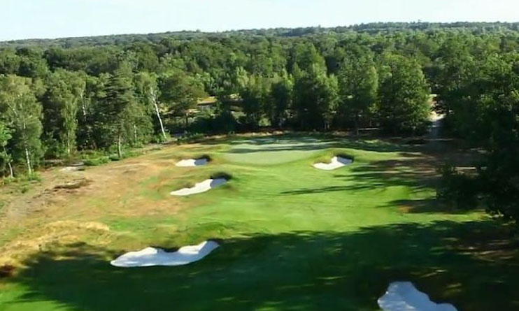 Bird's eye view of Les Aisses Golf Club, Loire, France