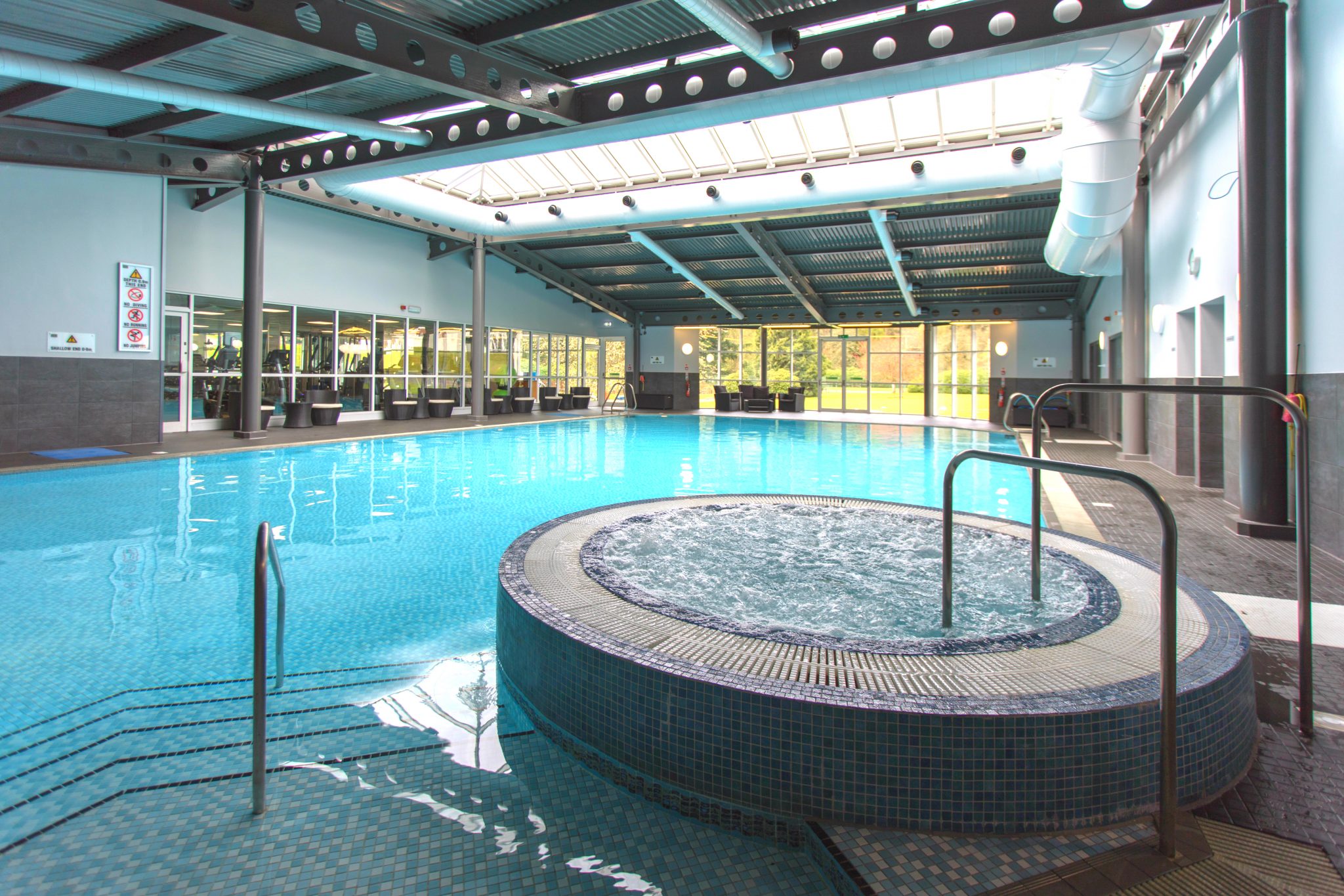 The spa at Dunkeld House Hotel, Perthshire, Scotland