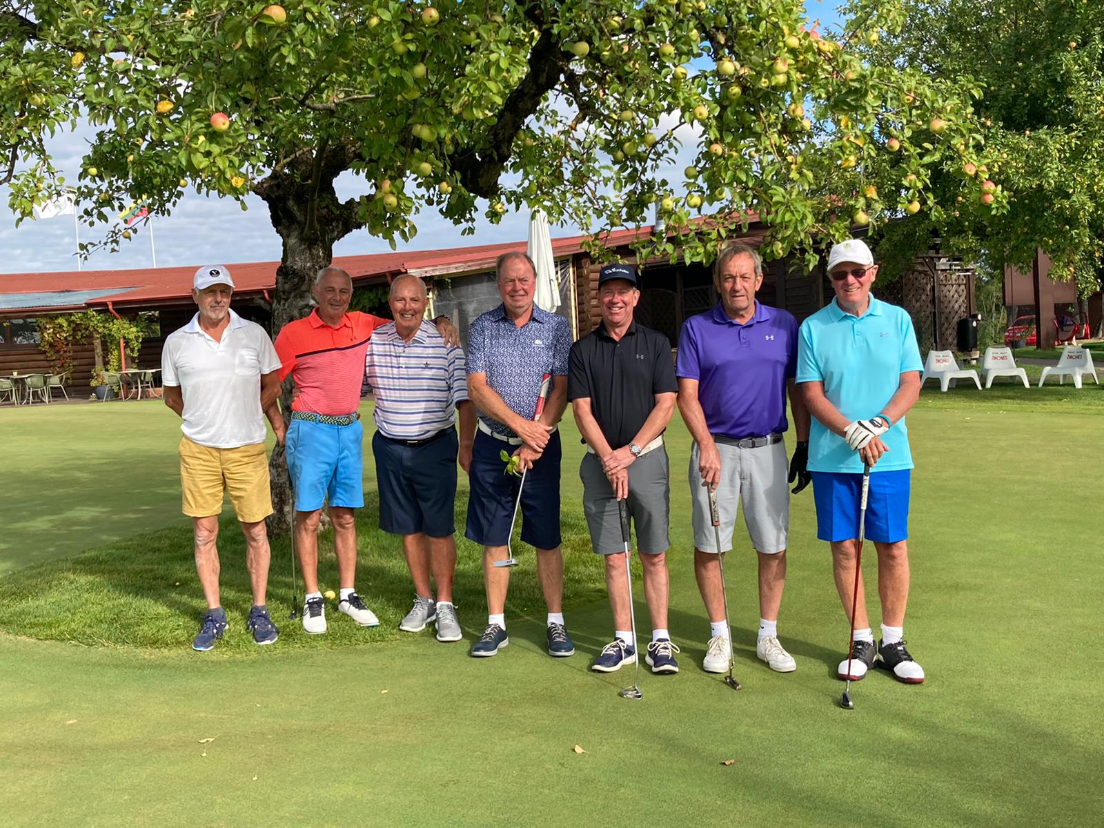 Golfers on the Golf Planet Holidays Lithuania trip