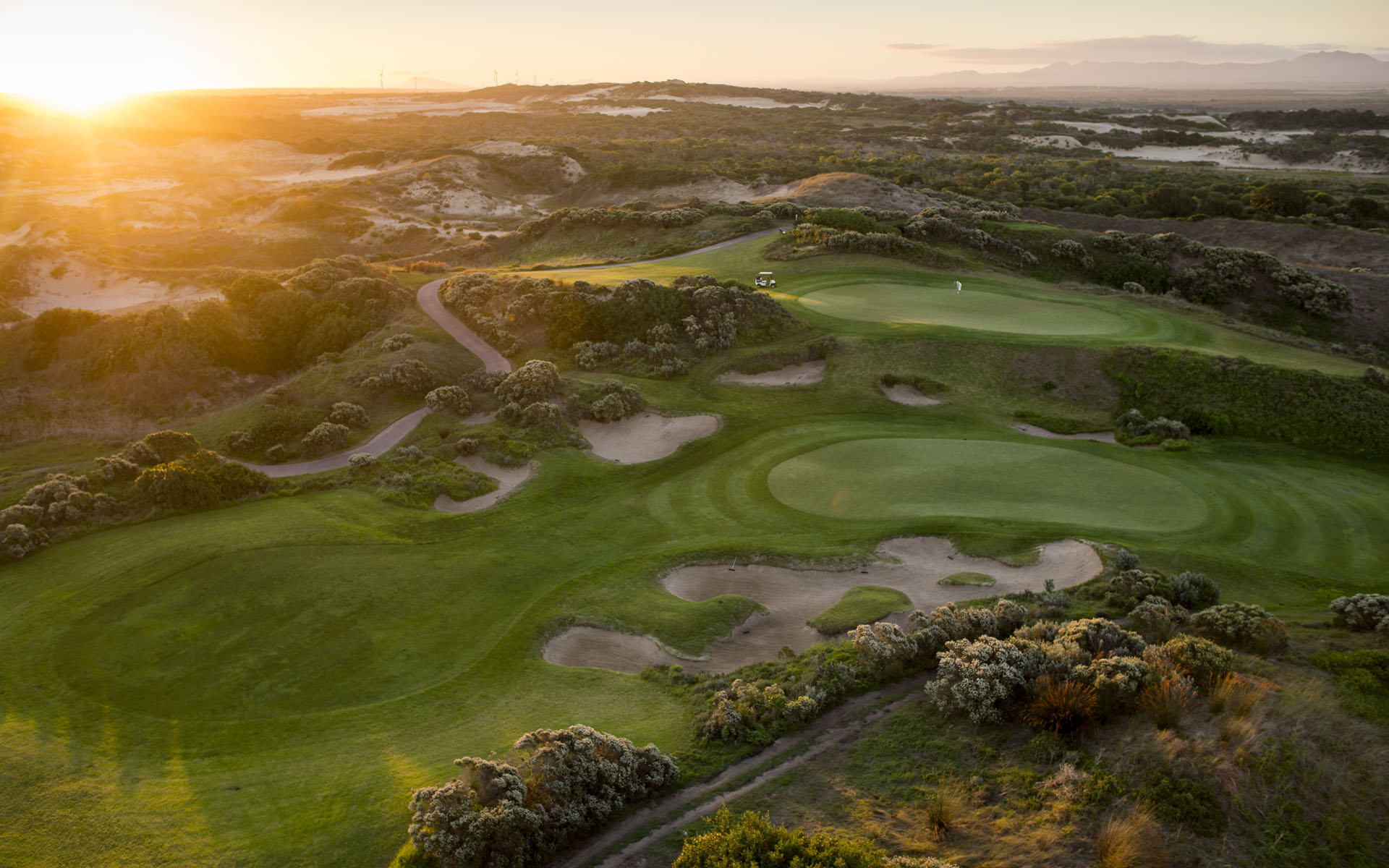 Overview of St Francis Links, St Francis Bay, South Africa