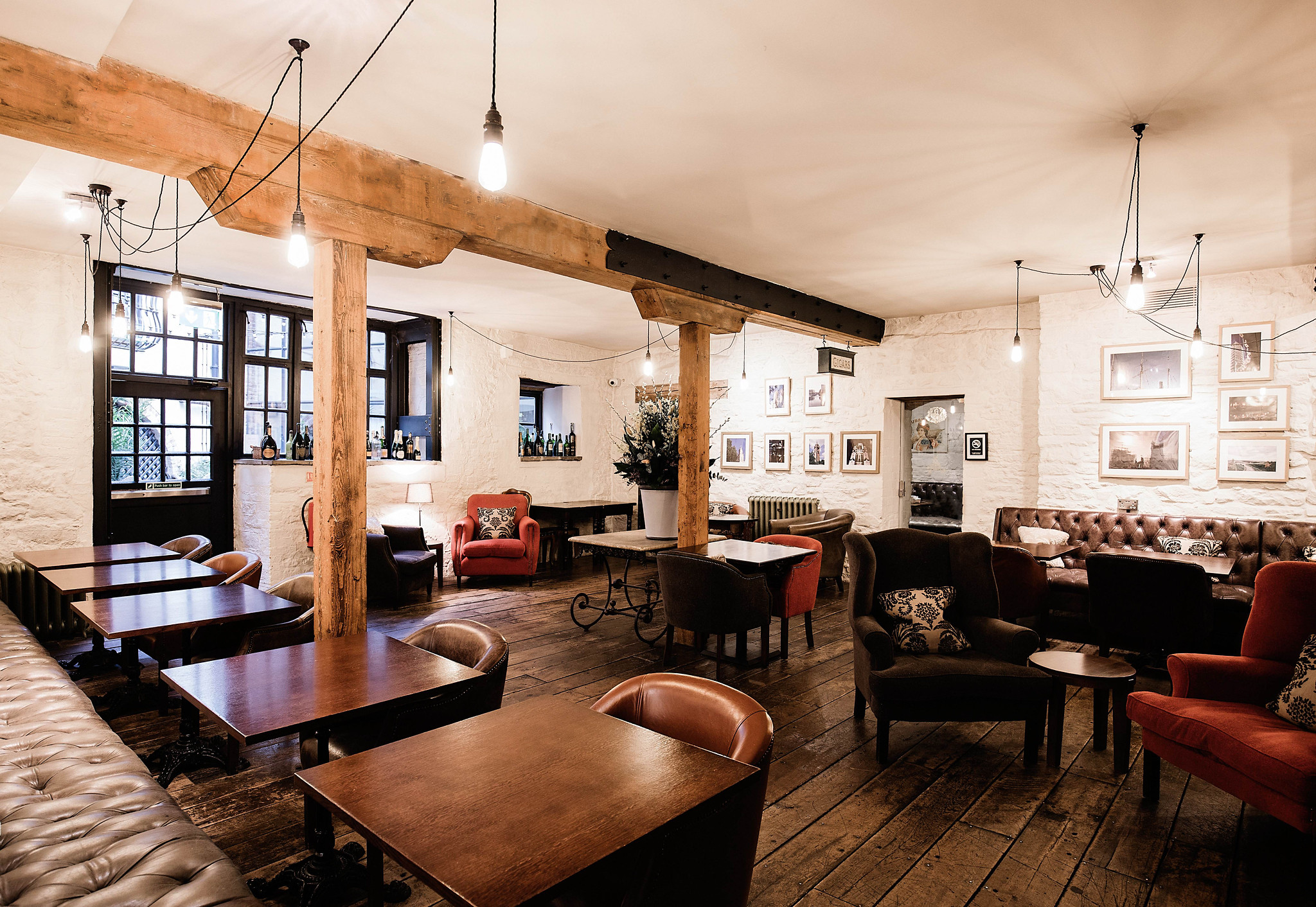 The bar in Hotel du Vin and Bistro, Bristol, England