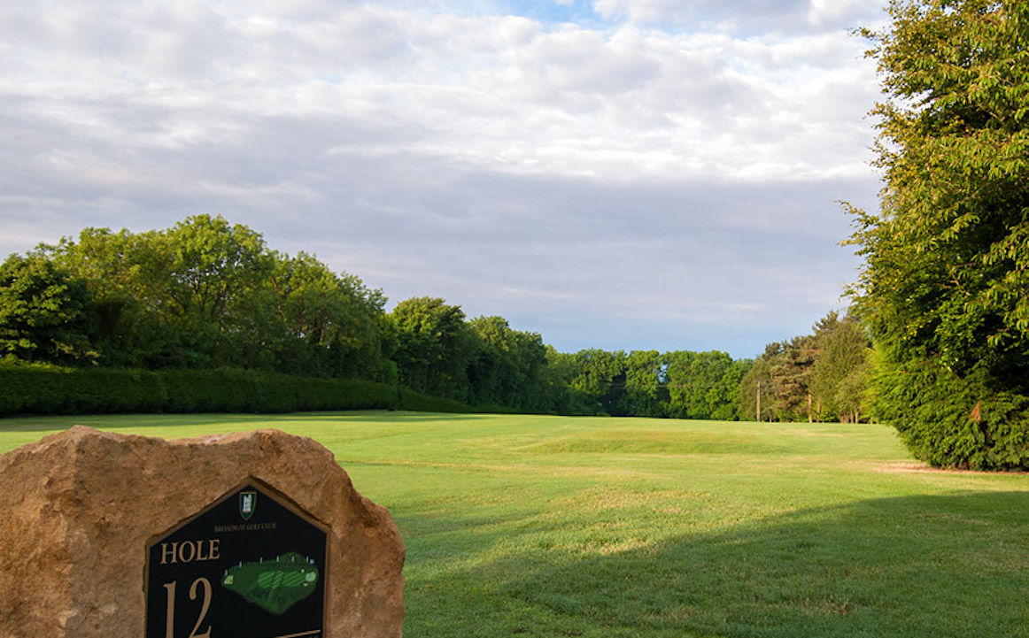 The 12th hole at Broadway Golf Club, Cotswolds, England