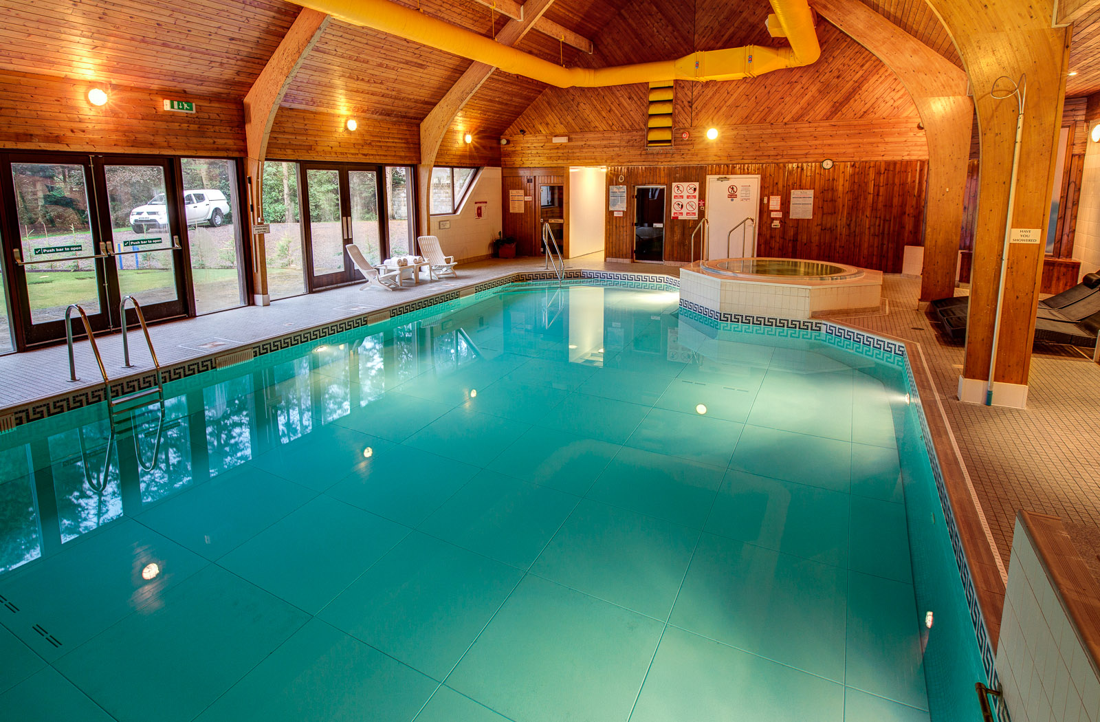 The indoor pool at Kingsmills Hotel, Inverness, Scotland