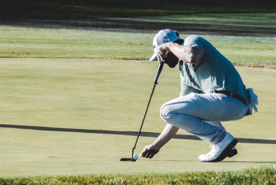 Golfer on the green Golf Planet Holidays