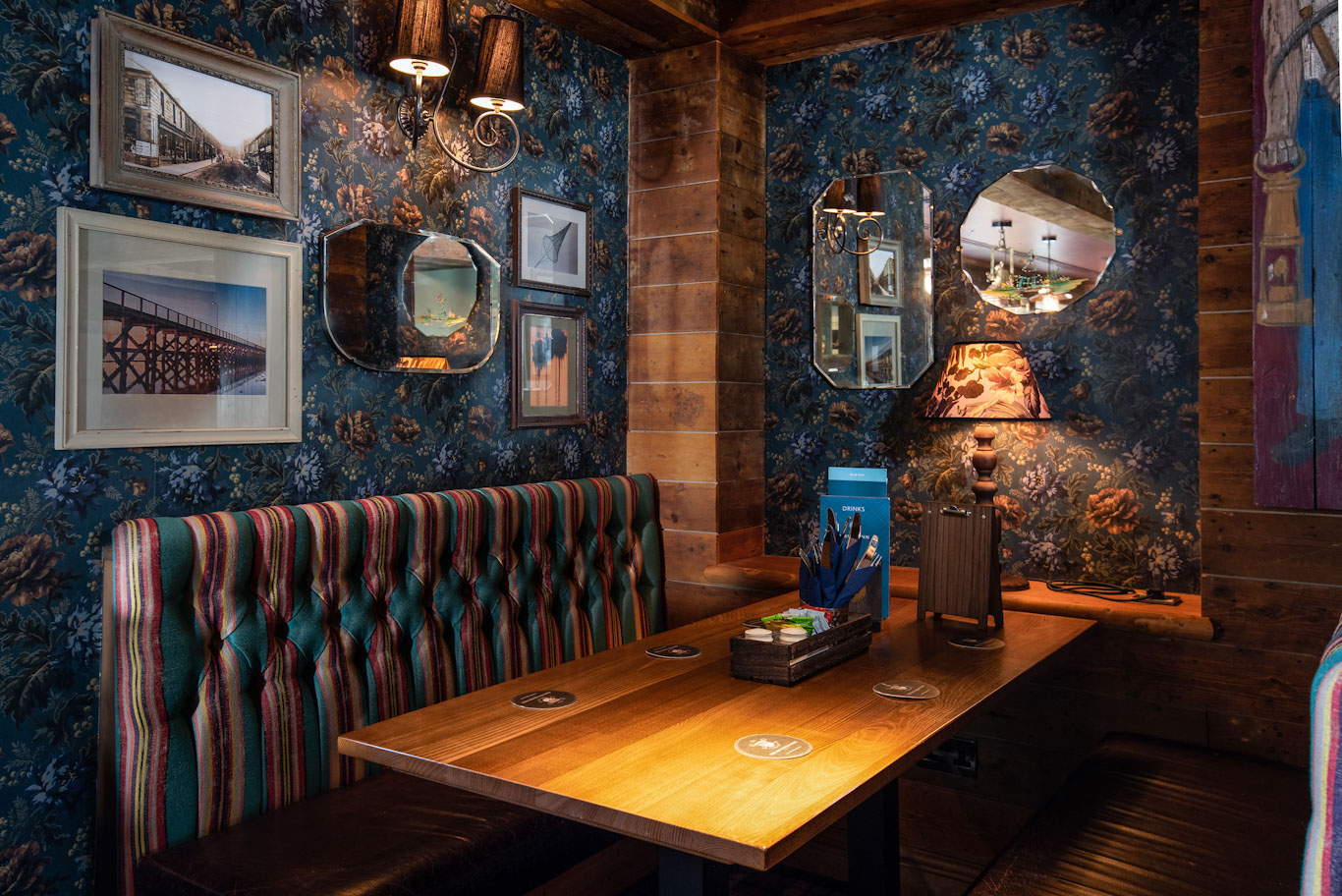 Dining room at Amble Inn, Amble, England