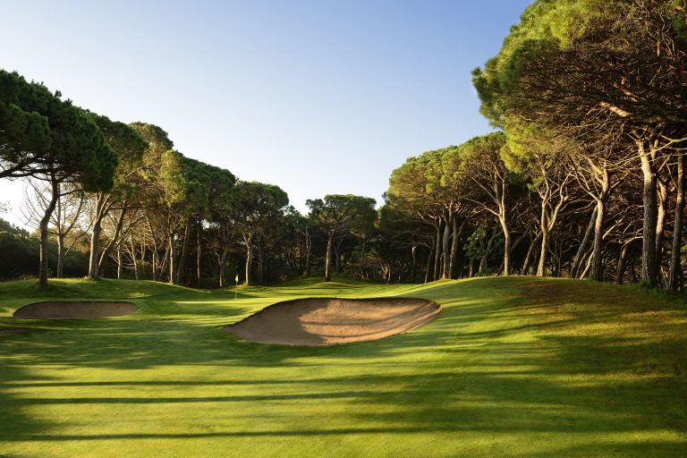 Shadows over Pals Golf Club, Costa Brava, Spain