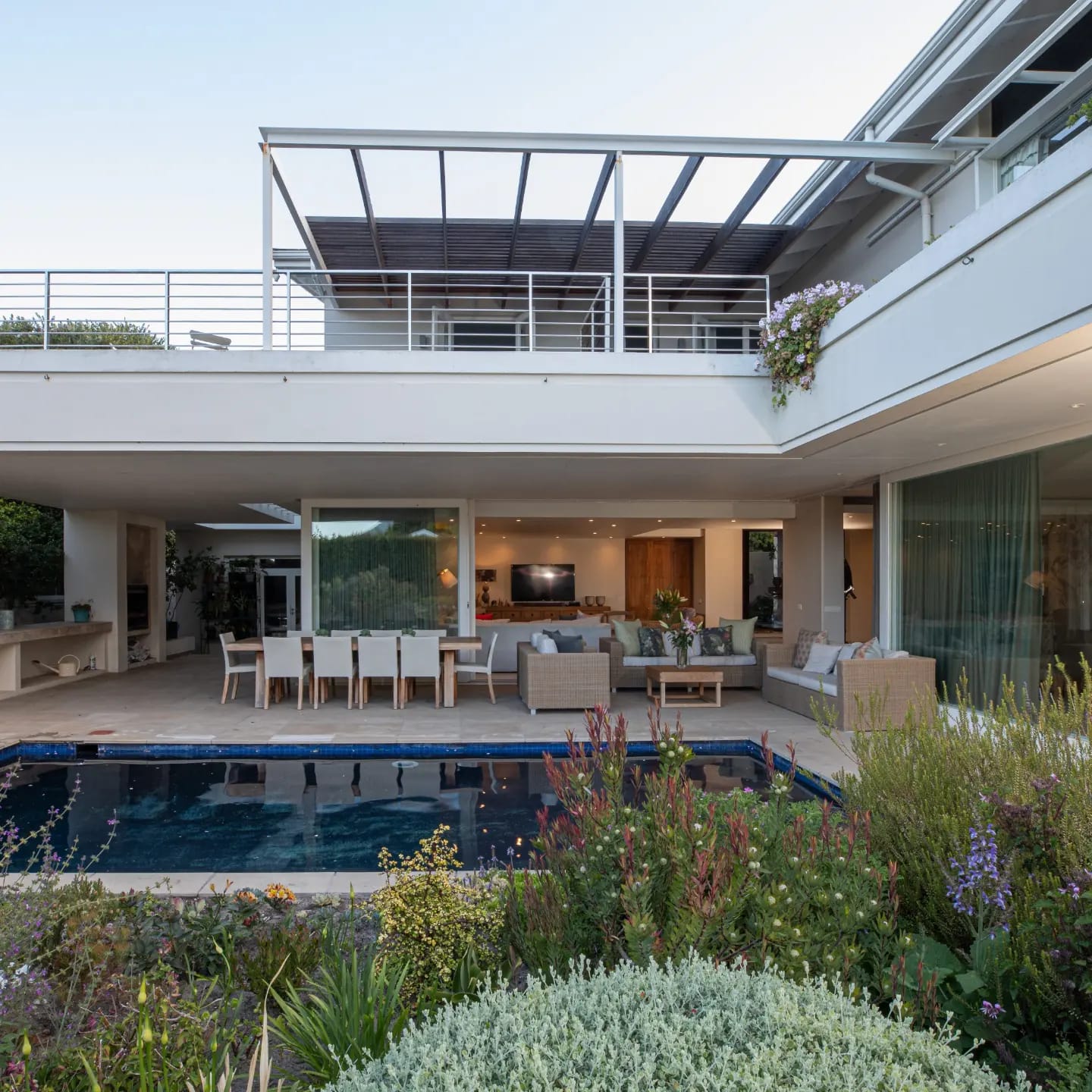 The gardens at Thirty On Grace, luxury guesthouse, Cape Town, South Africa
