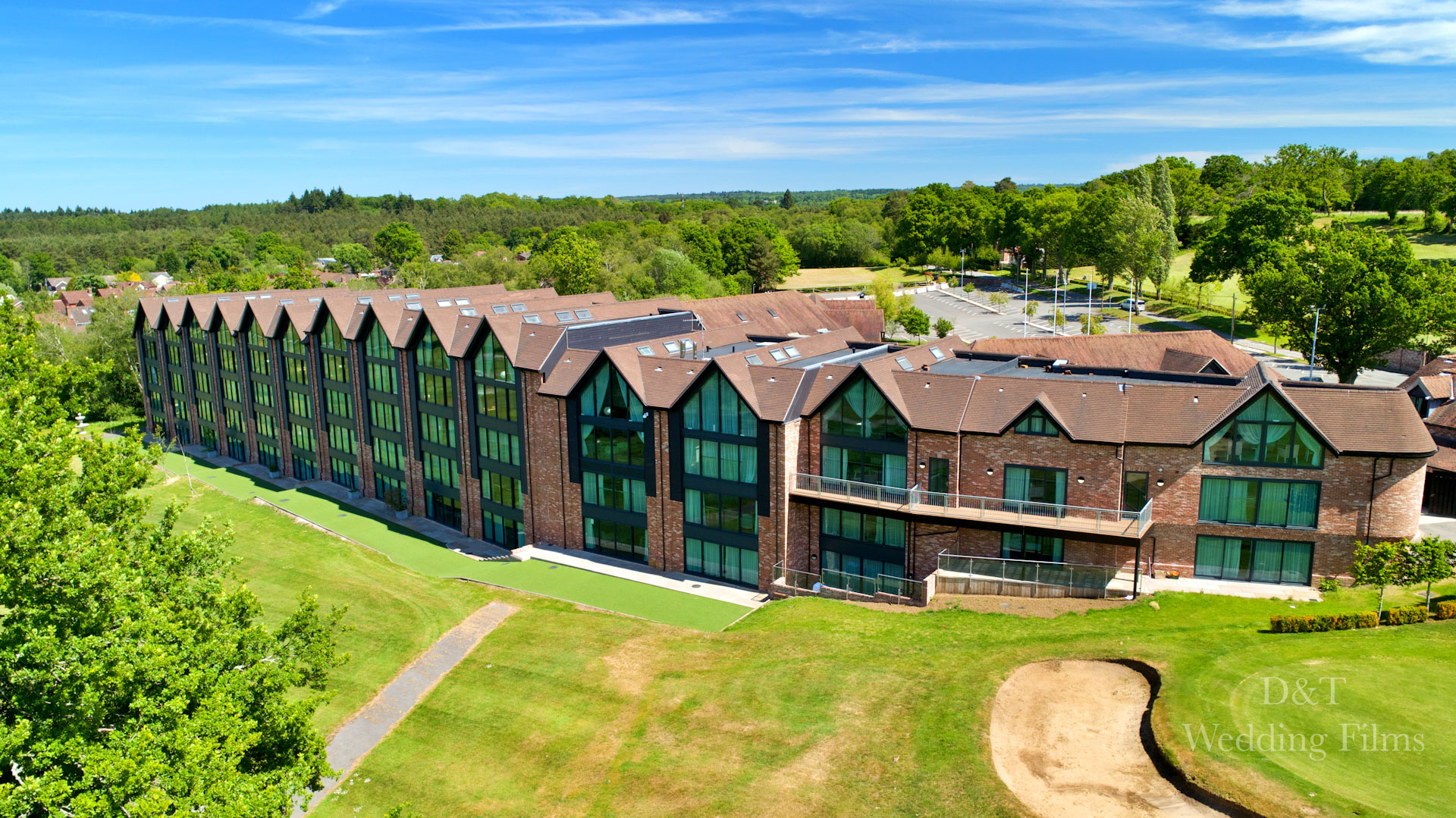 The exterior of Old Thorns Hotel and Resort, Hampshire, England