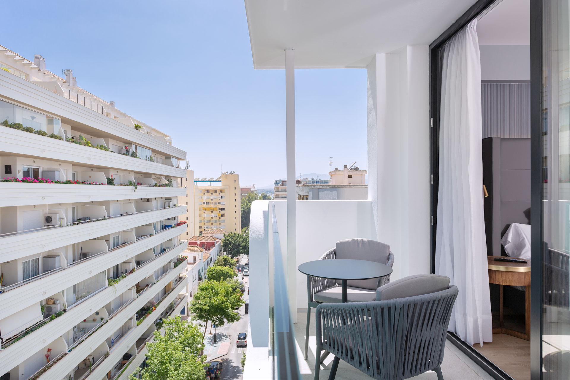 In the heart of the town at Lima Hotel, Marbella, Costa del Sol, Spain. Golf Planet Holidays
