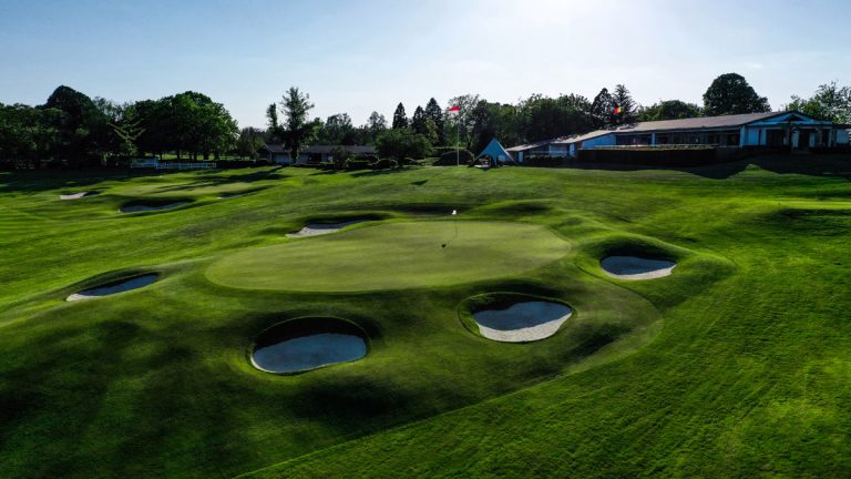 The stunning finish at Royal Waterloo, Golf Club, Belgium with Golf Planet Holidays